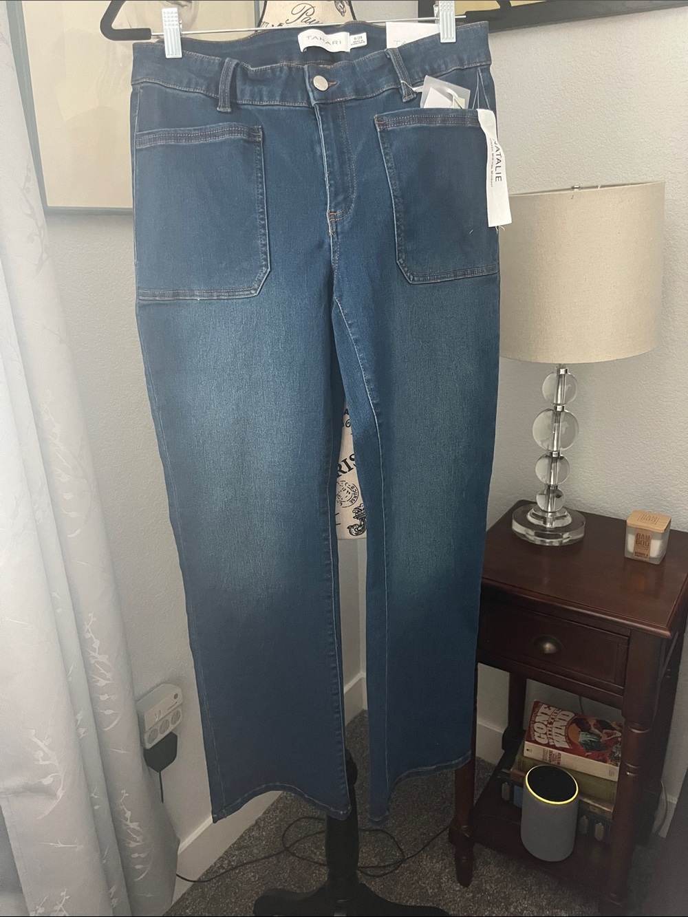 Tahari Indigo Straight-Leg Men's Jeans